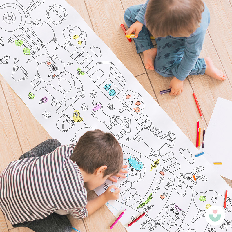 Çiftlik Macerası Dev Boyama Kağıdı - 3