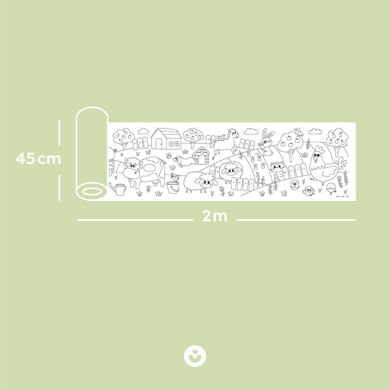 Çiftlik Macerası Dev Boyama Kağıdı - 5