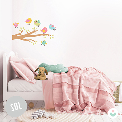 Daldaki Kuşlar Duvar Sticker - Jüppo (1)