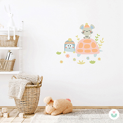 En İyi Arkadaşlar Duvar Sticker - Jüppo