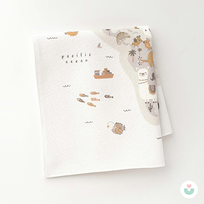 Hayvanlar Alemi Dünya Haritası Duvar Örtüsü, Toprak Tonları - 4