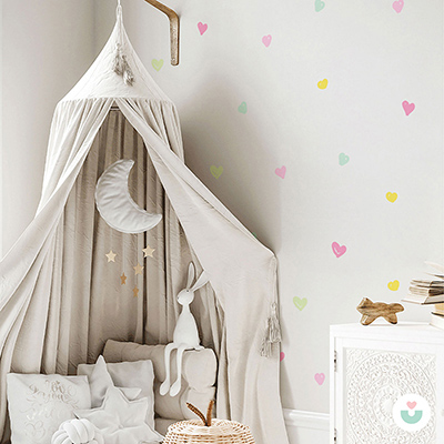 Soft Kalpler Mini Duvar Sticker Seti - 3