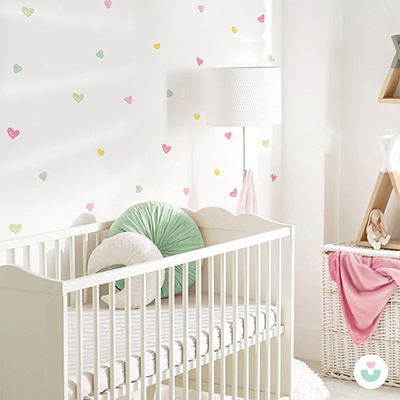 Soft Kalpler Mini Duvar Sticker Seti - 4