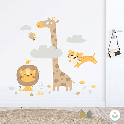 Minik Safari Duvar Sticker - Jüppo