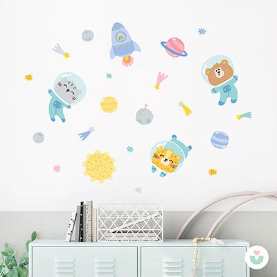 Muhteşem Uzay Duvar Sticker - Jüppo