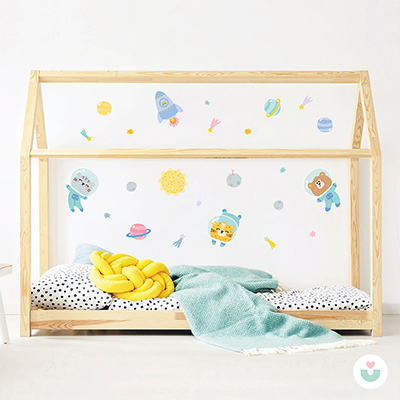 Muhteşem Uzay Duvar Sticker - Jüppo (1)