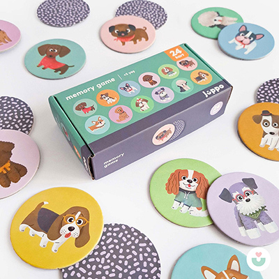 Pati Pati Hafıza Oyunu, Köpek Temalı Montessori Oyun - 4