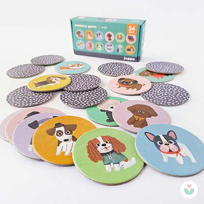 Pati Pati Hafıza Oyunu, Köpek Temalı Montessori Oyun - 8