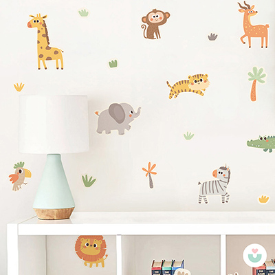 Safari Mini Duvar Sticker Seti - Jüppo