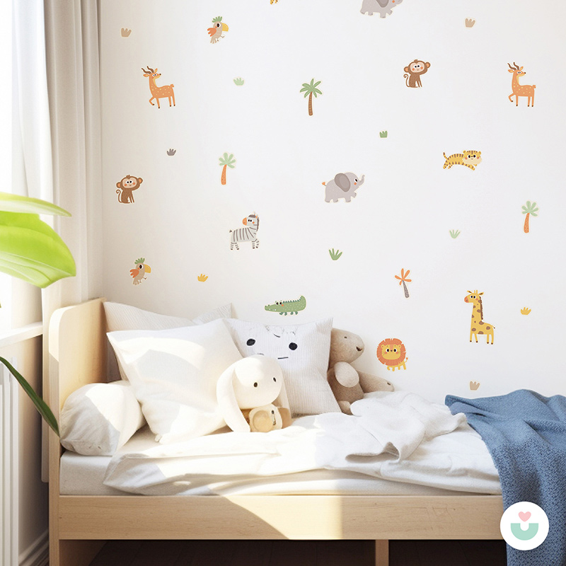 Safari Mini Duvar Sticker Seti - 3
