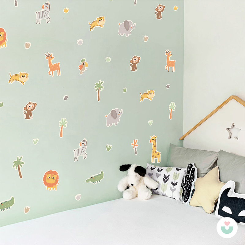 Safari Mini Duvar Sticker Seti - 4
