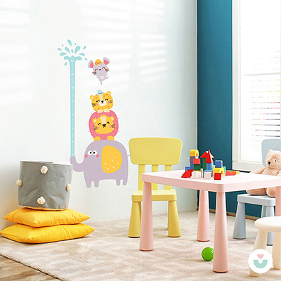 Su Fışkırtan Fil Sticker Boy Cetveli - Jüppo (1)