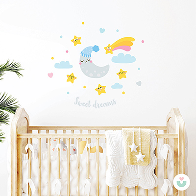 Tatlı Rüyalar Duvar Sticker - Jüppo