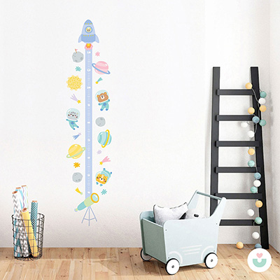 Uzay Yolculuğu Sticker Boy Cetveli - Jüppo